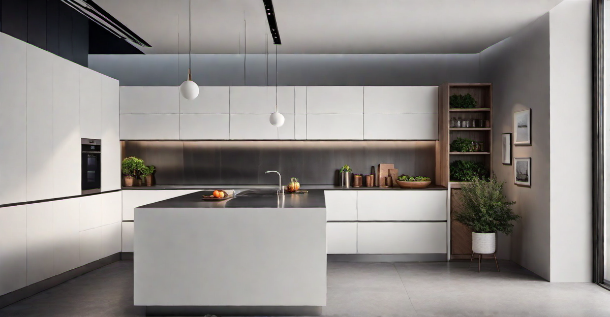 Sleek and Minimalist: Stainless Steel Integrated Sink