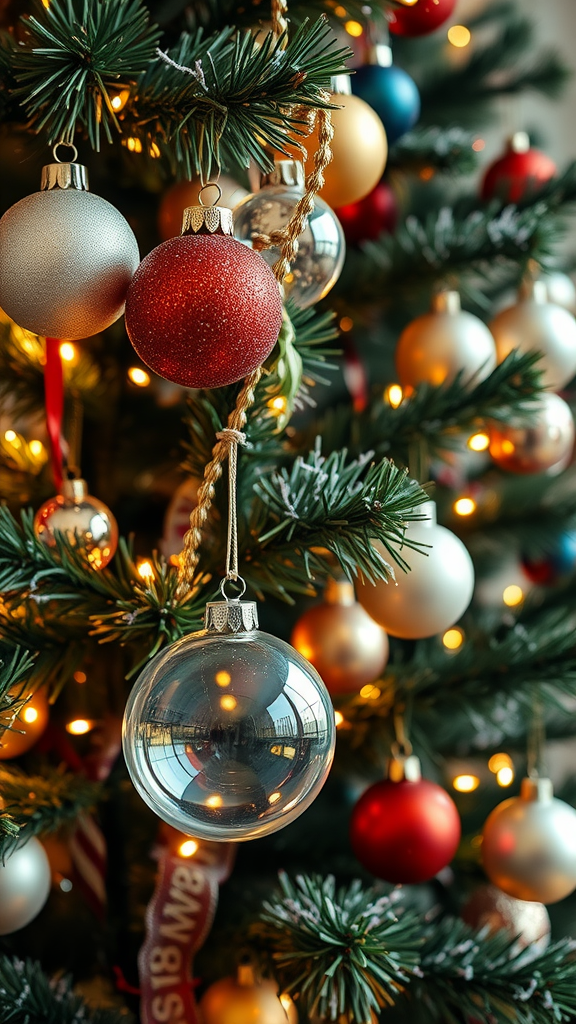 Delicate Glass Baubles for a Vintage Feel