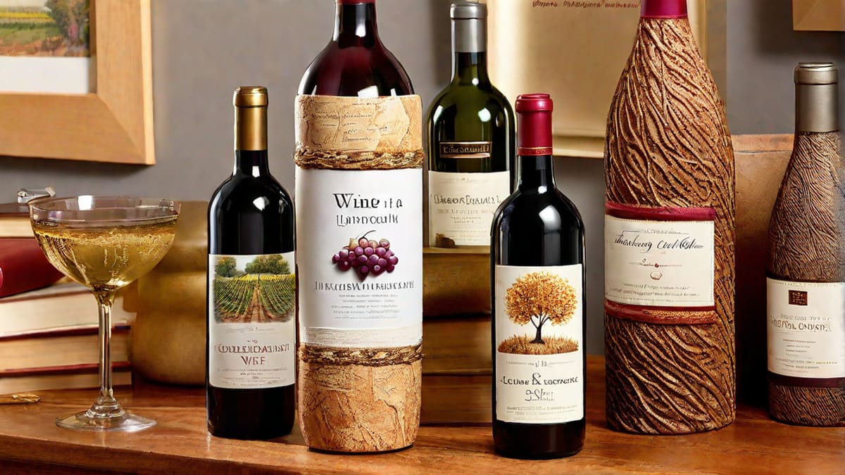 How To Draw A Wine Bottle