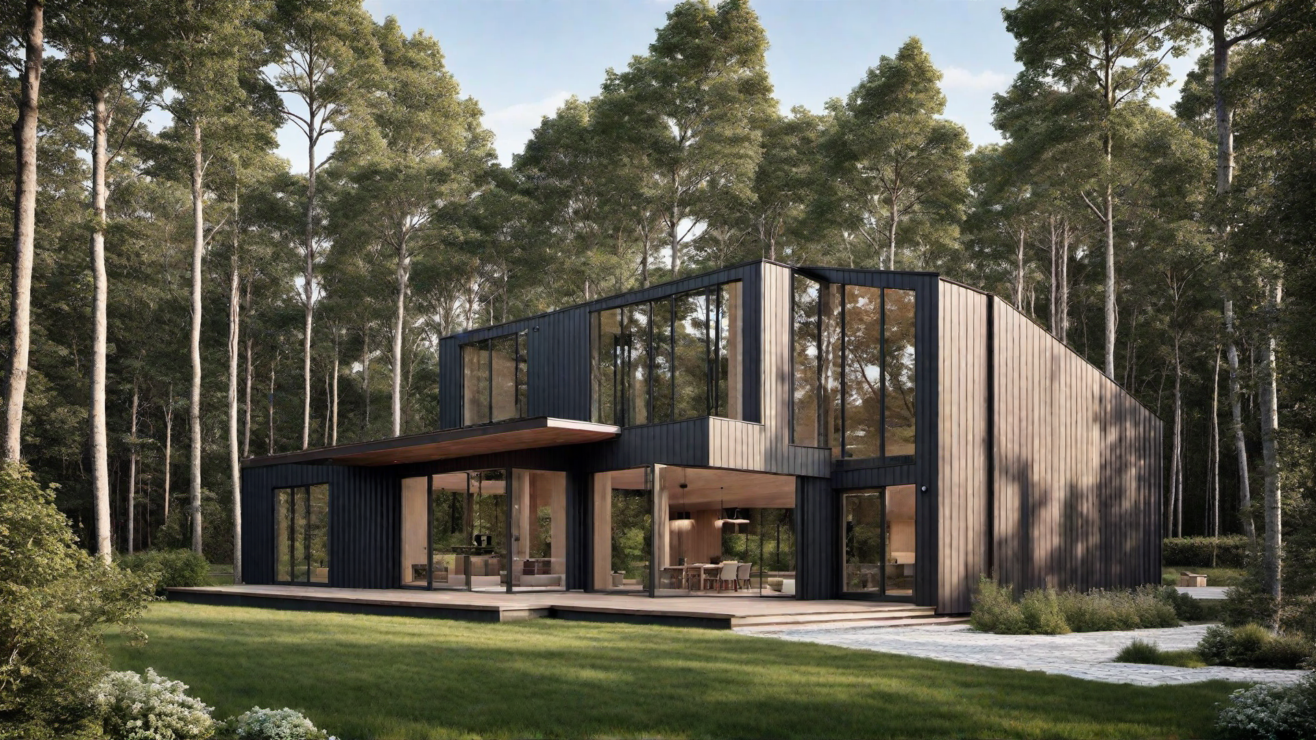 Seamless Blend: Exterior and Natural Surroundings