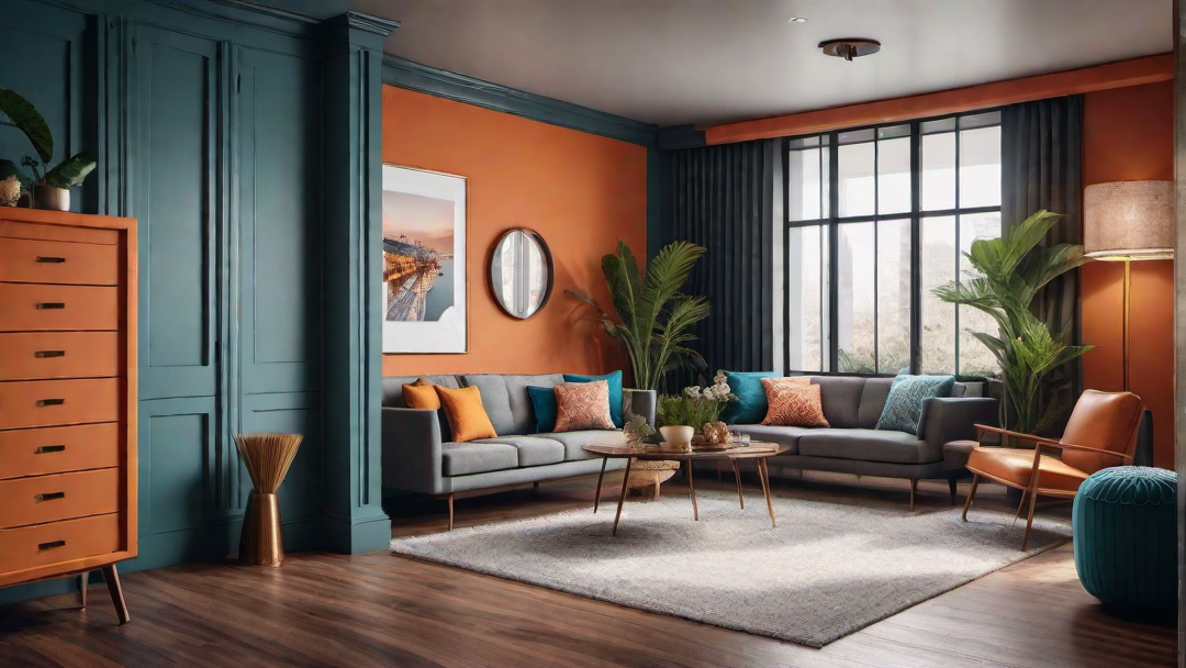 Retro Studio Apartment: Small Space Design with Vintage Flair