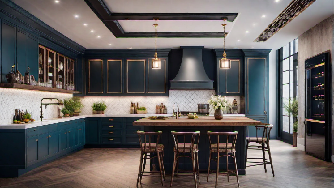 Vintage Elegance: Timeless Pieces in Eclectic Kitchen