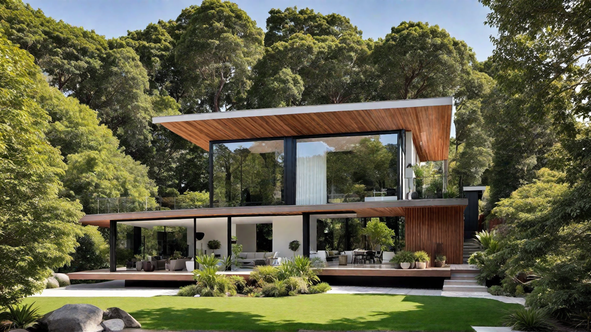 Enveloping Nature: Contemporary Homes Nestled in Lush Landscapes