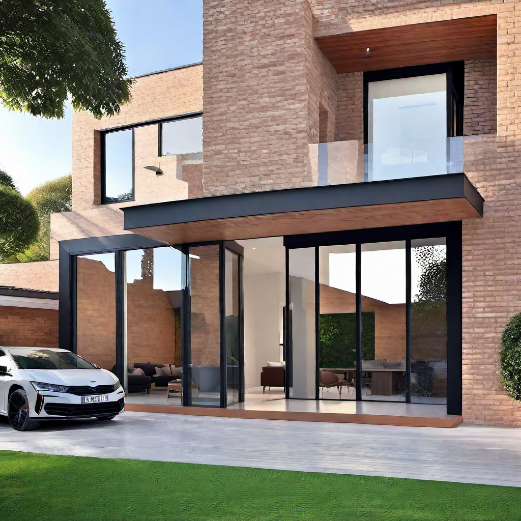 City Living: Modern City House Exterior
