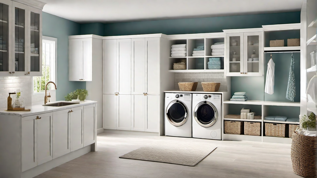 Organized Efficiency: Built-in Shelving and Storage Solutions