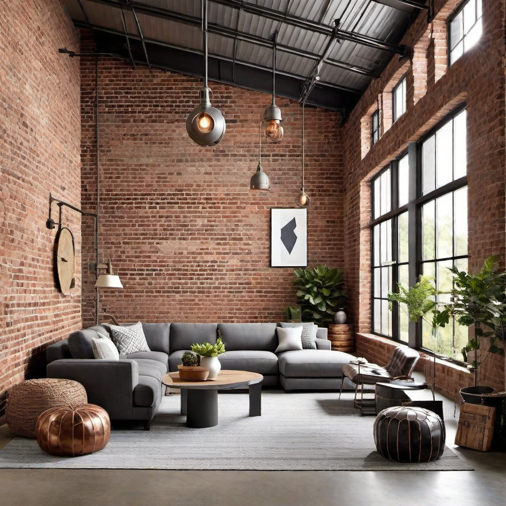 Industrial Loft Vibes: Exposed Brick and Metal Finishes