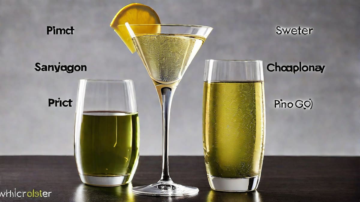 Which Is Sweeter Pinot Grigio Or Sauvignon Blanc Or Chardonnay