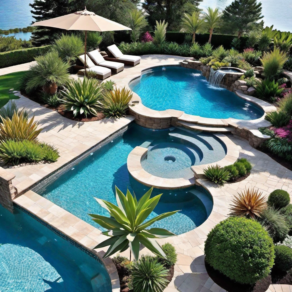 Whimsical Wonderland: Fairy-Tale Pool Landscape