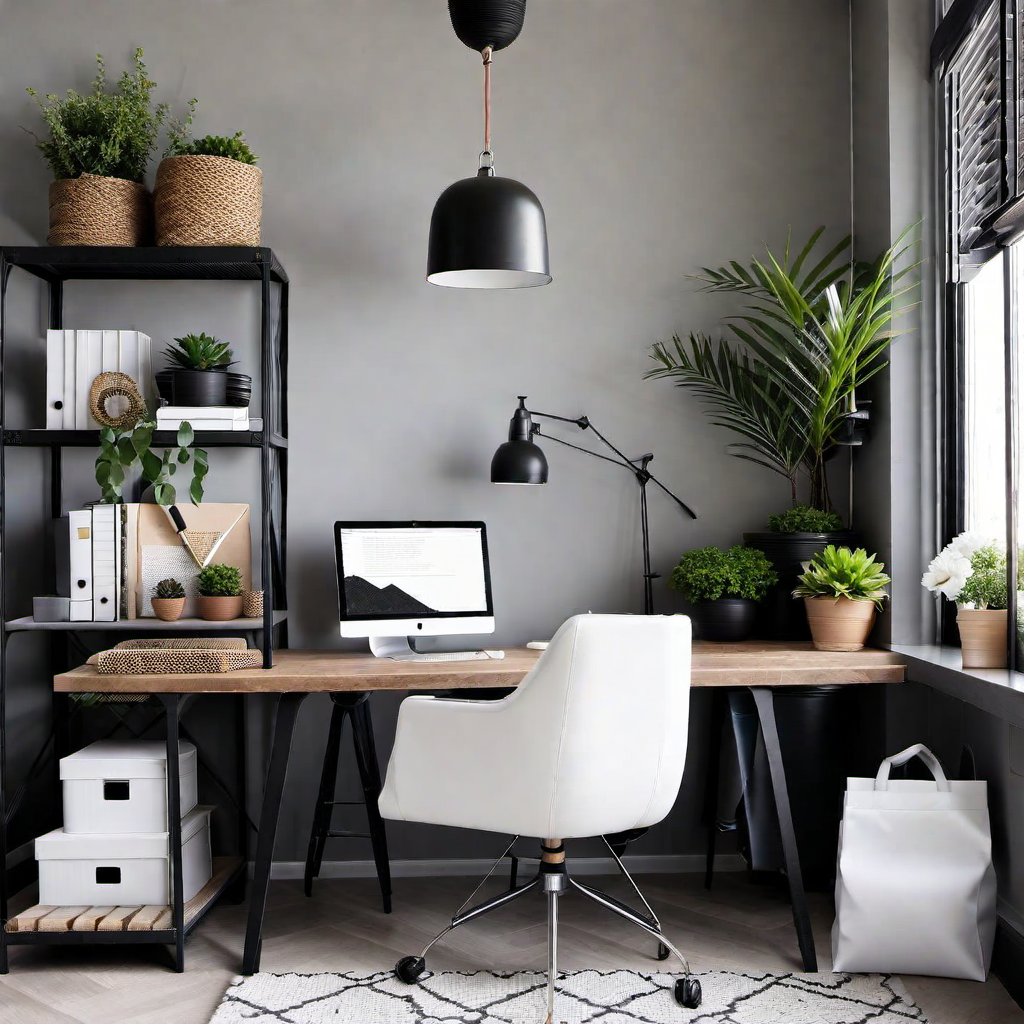 Industrial Chic: Utilizing Raw Materials for a Stylish Home Office