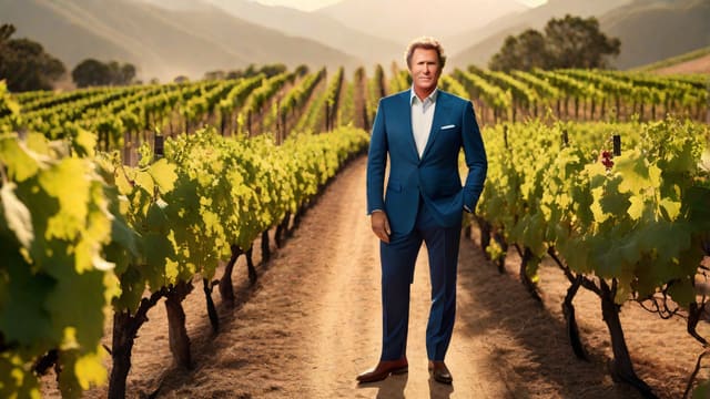 Will Ferrell Drinking Wine