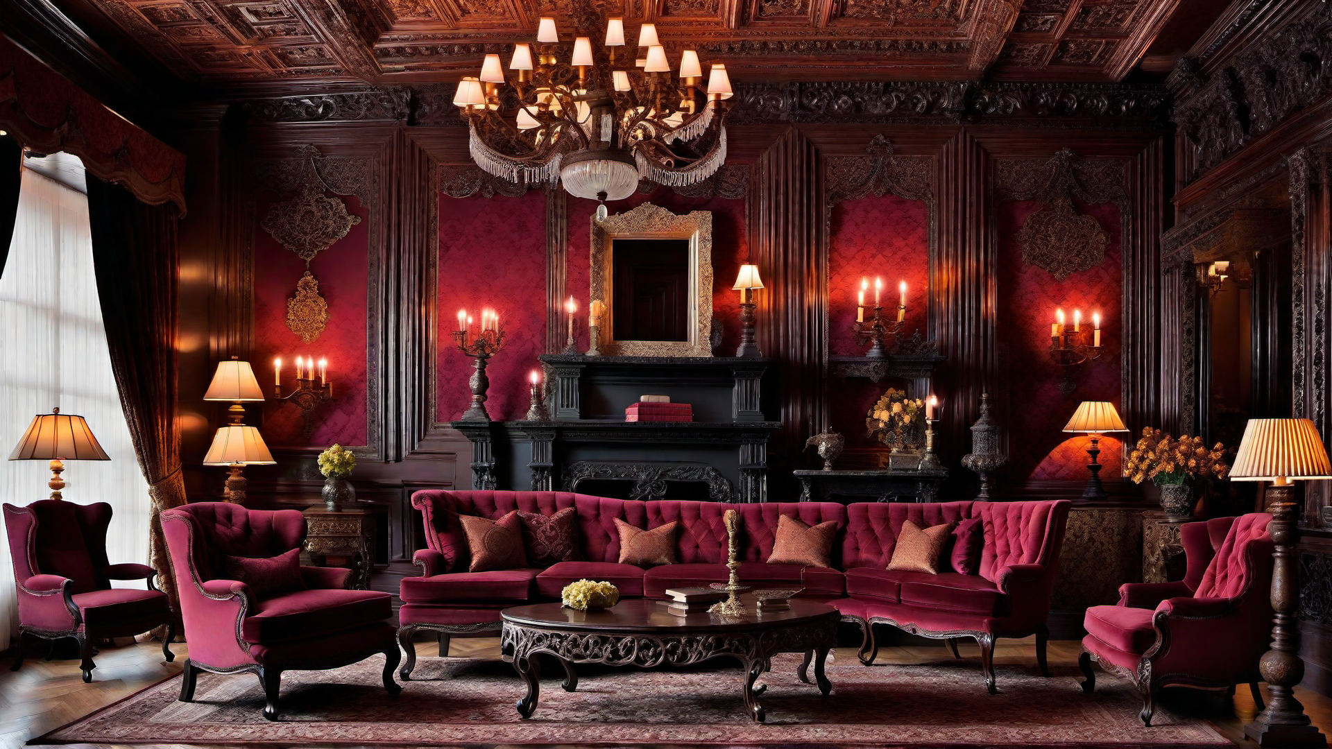 Eerie Elegance: Victorian Inspired Decor