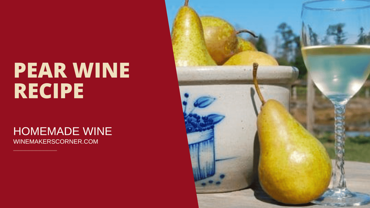 pear wine recipe
