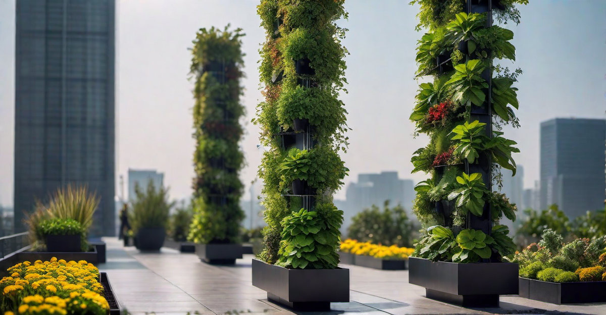 Maximizing Space: Vertical Gardening in Concrete Block Raised Beds