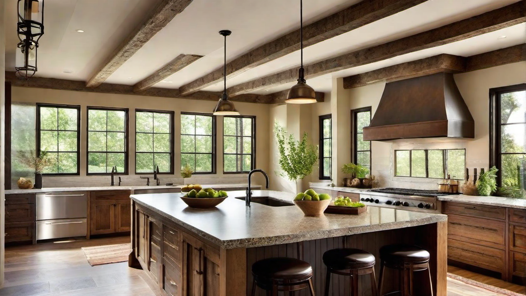 Natural Lighting: Sunlit Ranch Kitchen Design