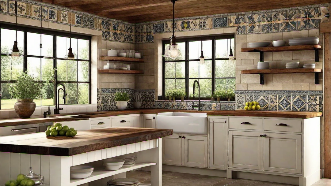 Farmhouse Backsplash: Creative Tile Designs for a Charming Look