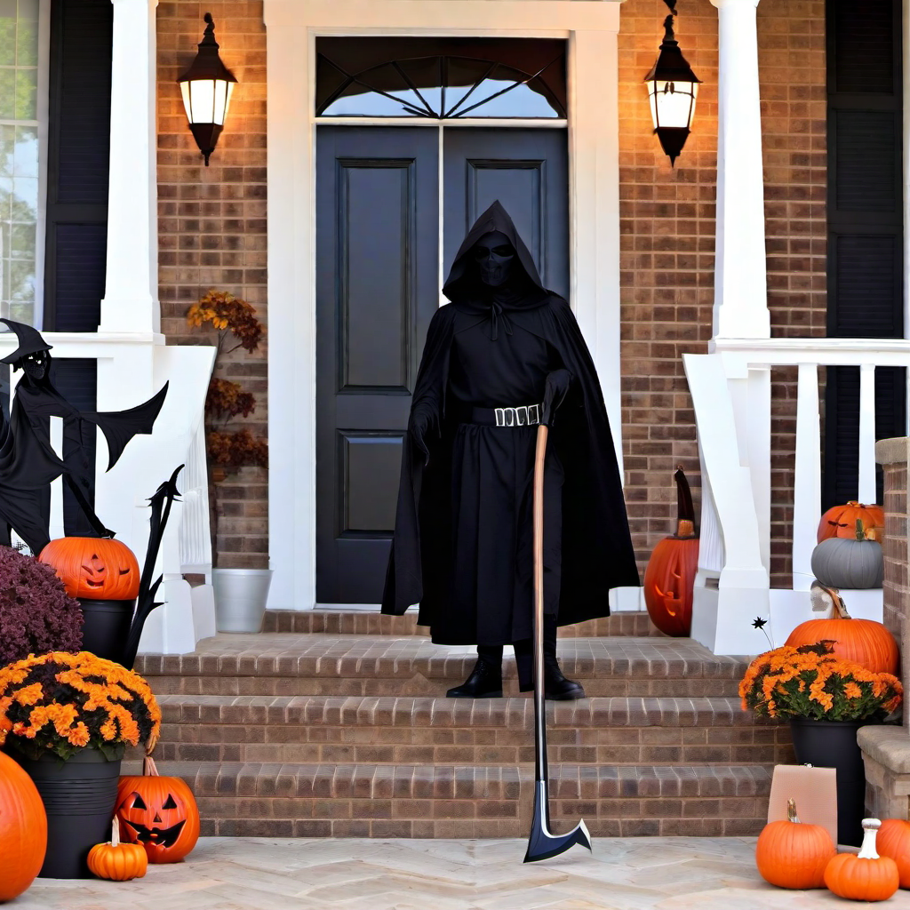 Grim Reaper Corner: Grim Reaper and Scythe Display