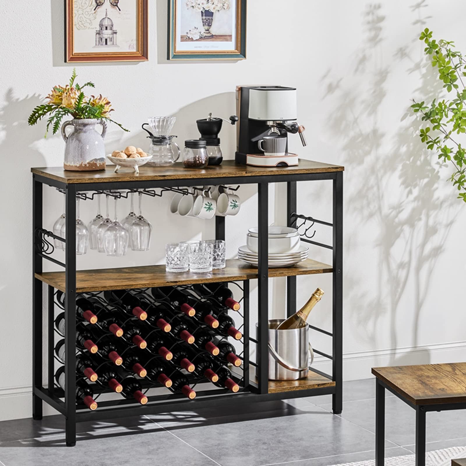 Yaheetech Wine Rack Table