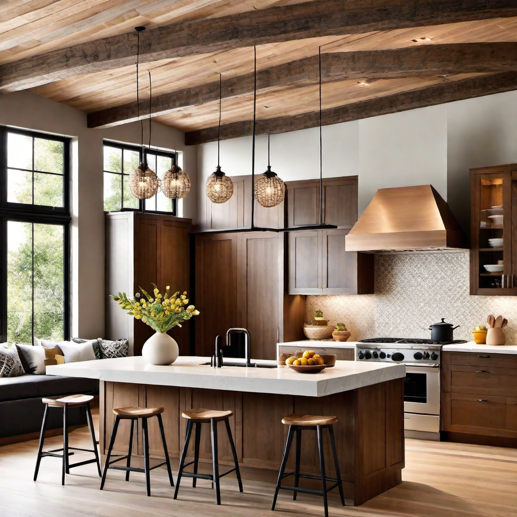 Earthy Textiles: Softening Hard Surfaces in Kitchen Design