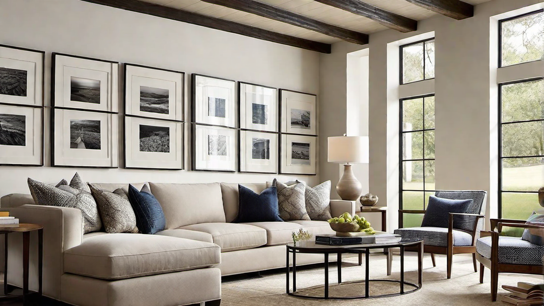 Artistic Accents: Gallery Wall and Unique Artwork Displays