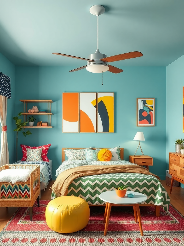 Designing a Mid-Century Modern Teen Bedroom