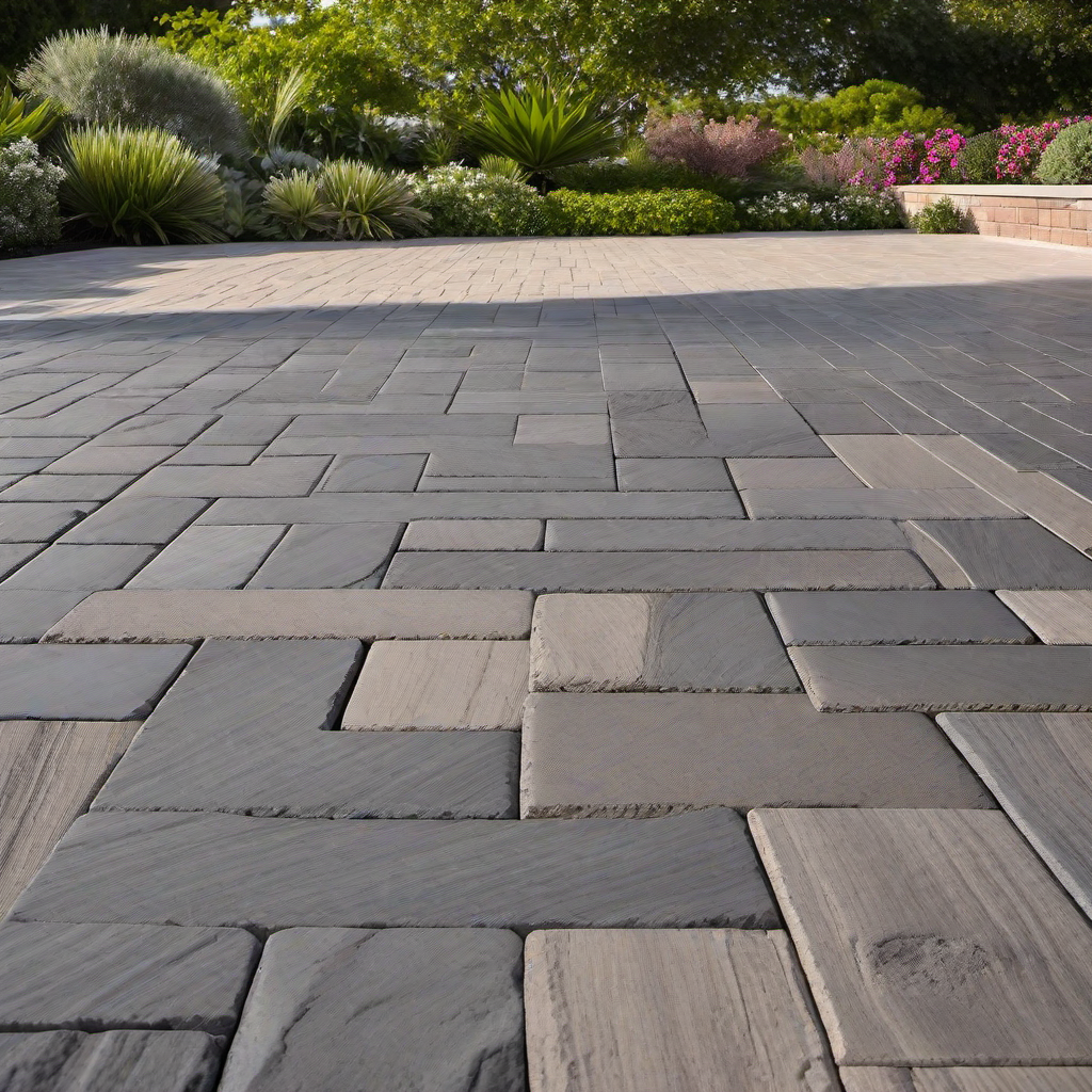 Poured In Place Concrete Pavers for a Durable Patio Surface