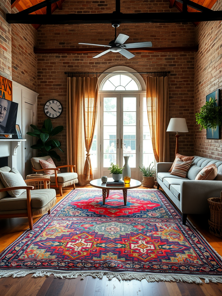 Rugs Layering: Adding Depth to Boho Chic Floors