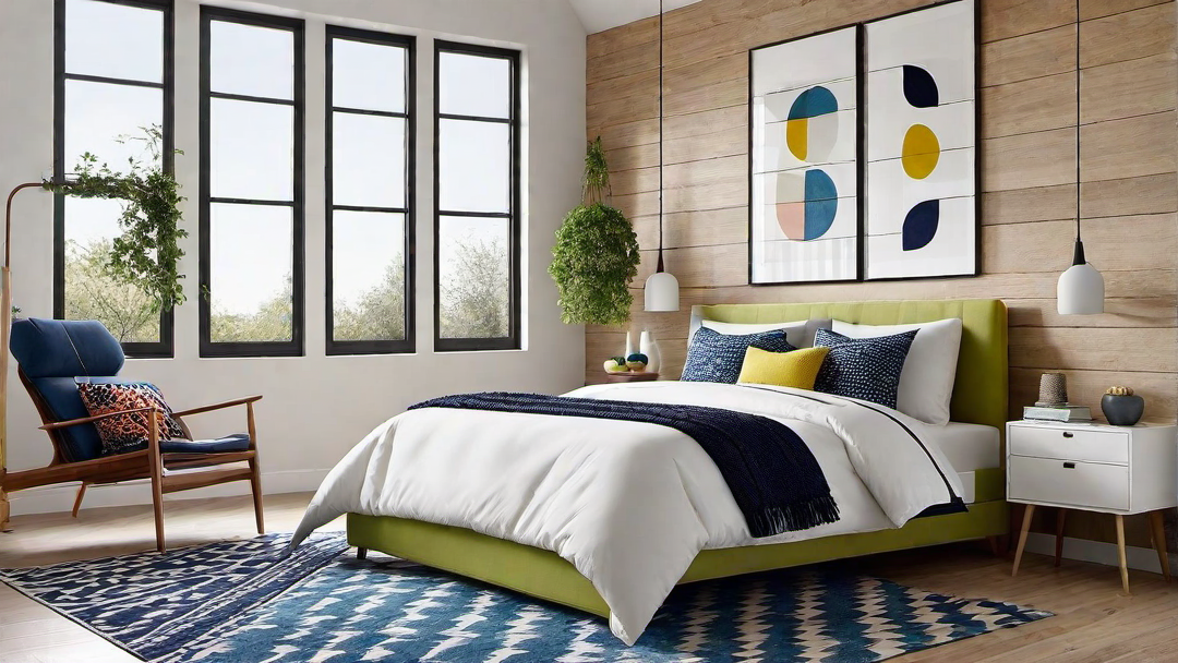 Chic Scandinavian: Minimalist Design with Pops of Color for a Stylish Bedroom