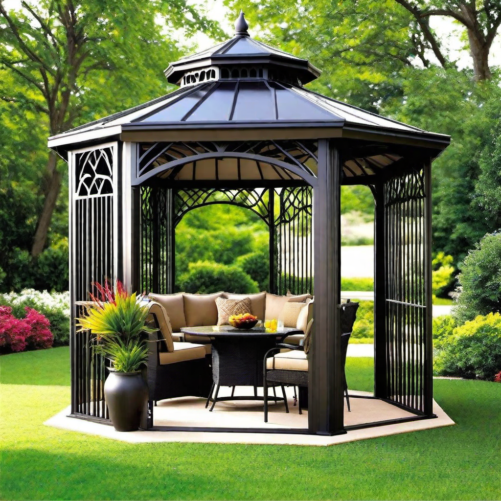 21. Embracing Minimalism: Simple and Elegant Gazebo Concepts