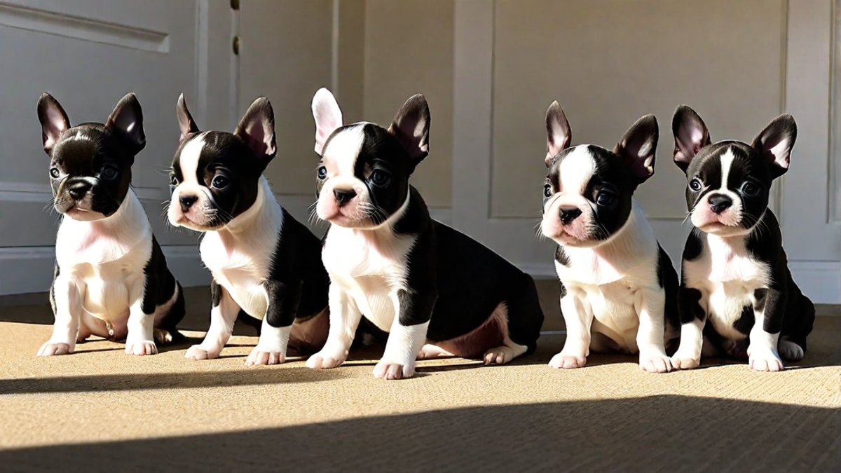 Boston Terrier Puppies: Learning New Tricks