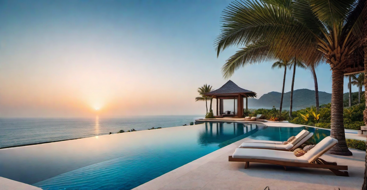 Luxurious Beachfront Villa with Infinity Pool