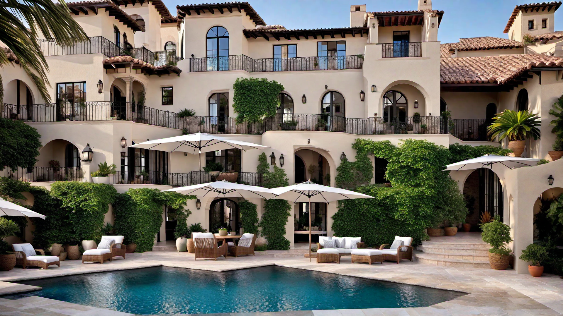 Courtyard Fountains: Relaxing Water Features