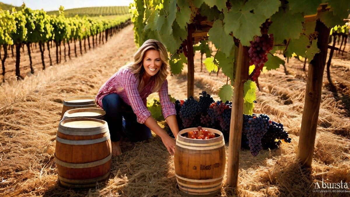 Step On Grapes To Make Wine
