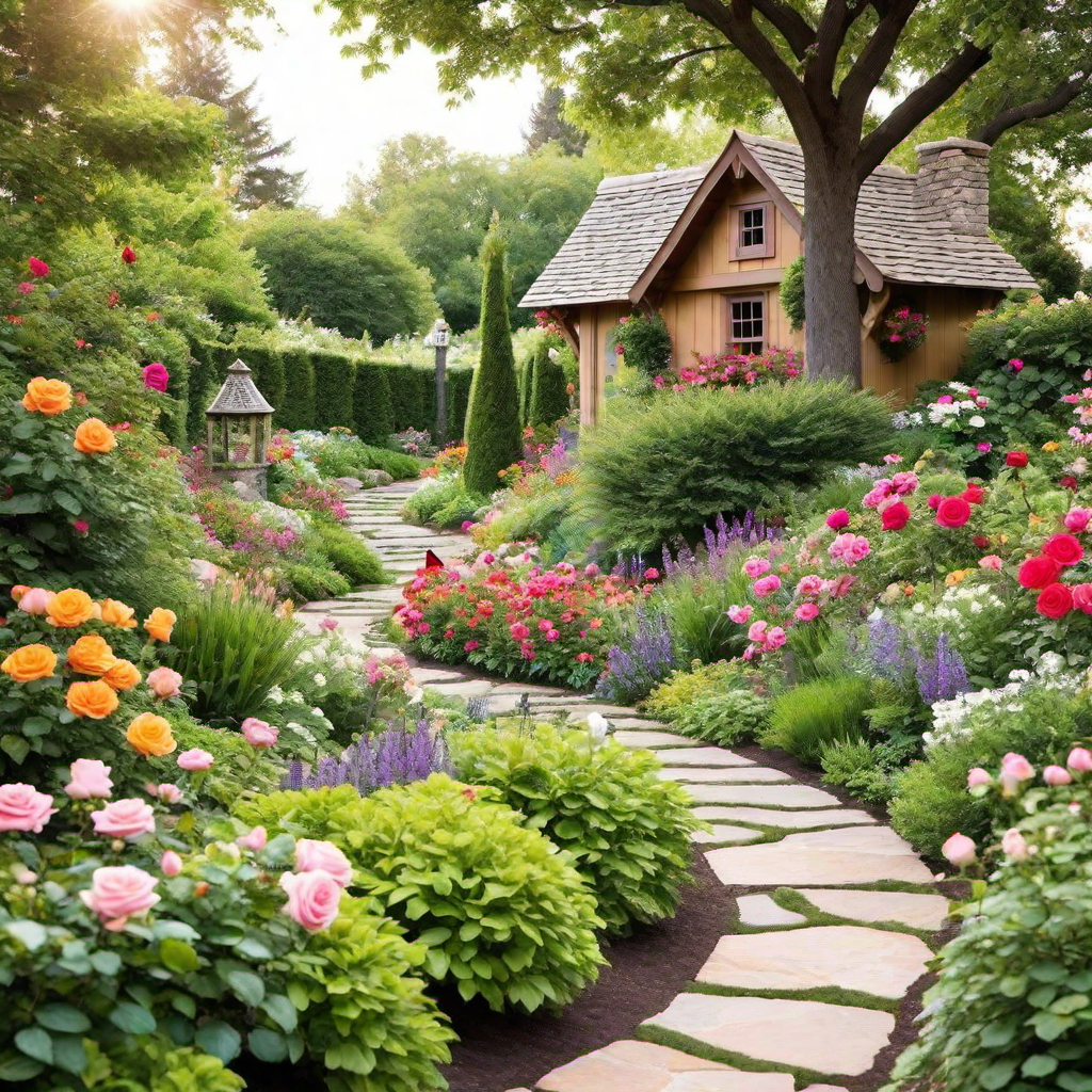 English Cottage Garden Charm: Cozy and Colorful Designs