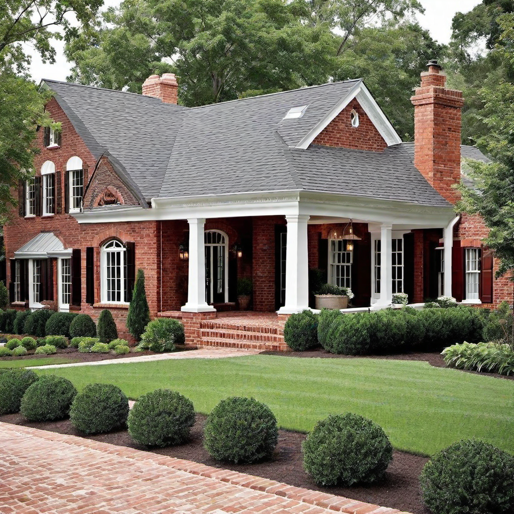 Timeless Appeal: Red Brick House Transformed with Paint