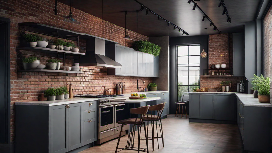 Industrial Backsplash Ideas: Subway Tiles and Metal
