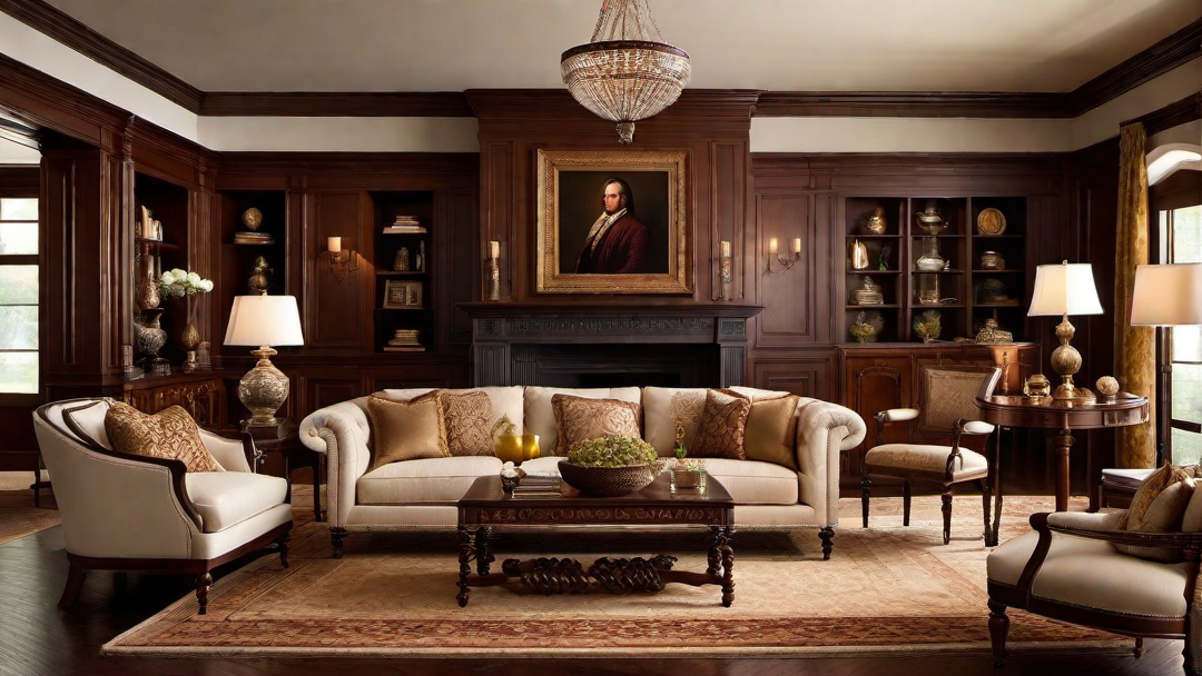 Incorporating Antiques in Colonial Great Room Design