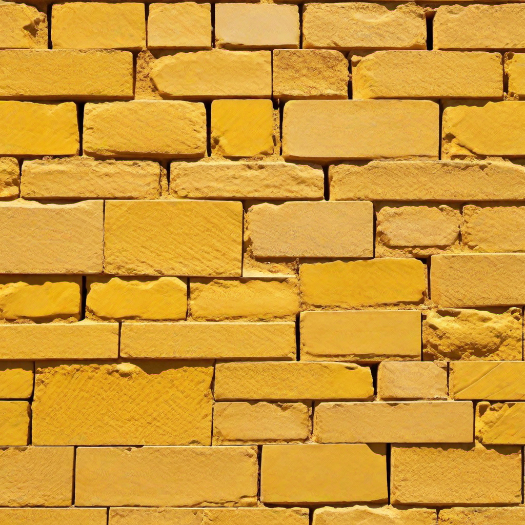 Sun-Kissed: Yellow-Toned Painted Brick House Exterior