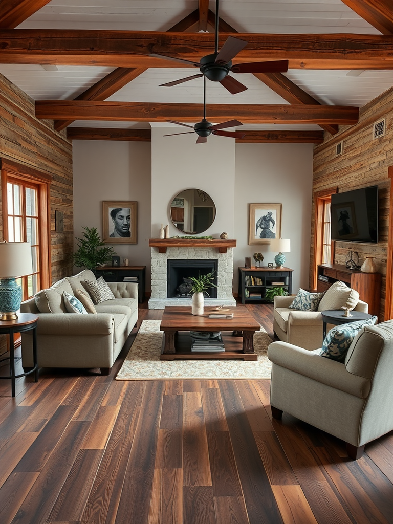 Distressed Wood Flooring