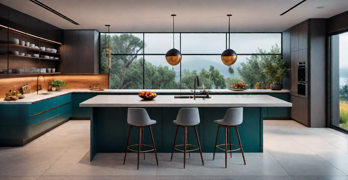 Lively Entertaining: Designing a Colorful Kitchen for Hosting Gatherings