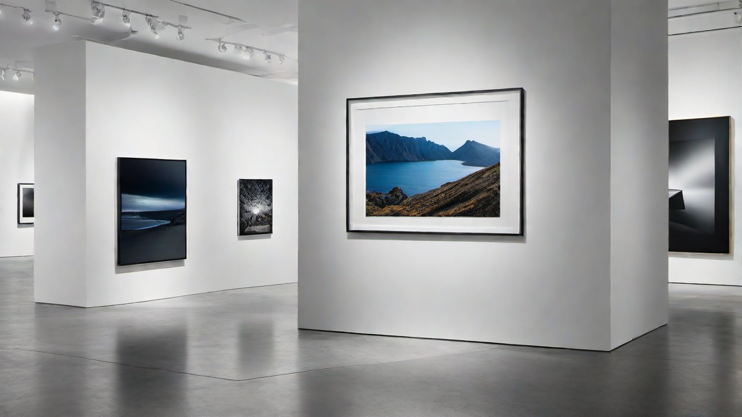 Showcasing Photography on Luminous Gallery Walls