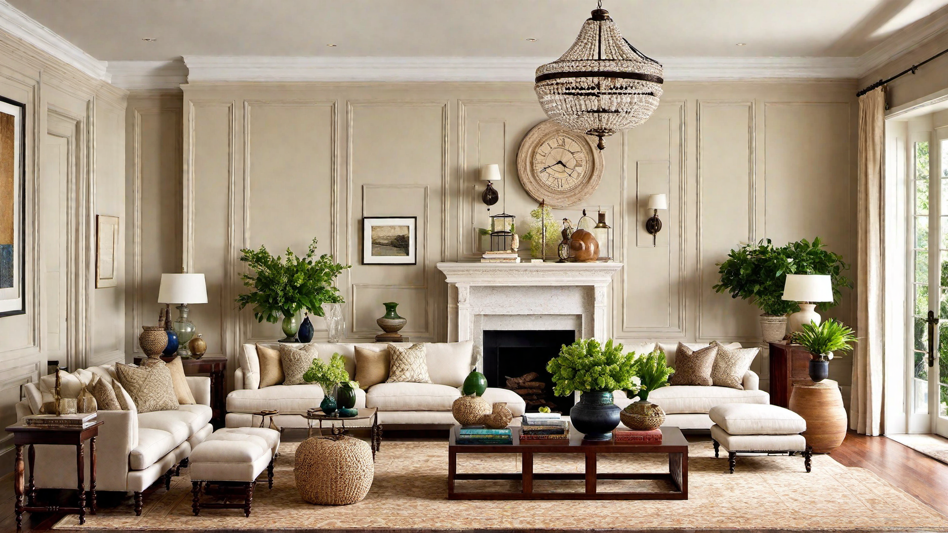 Charming Fireplaces: Centerpieces of Colonial Living Rooms
