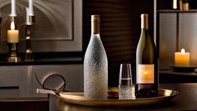How To Frost A Wine Bottle