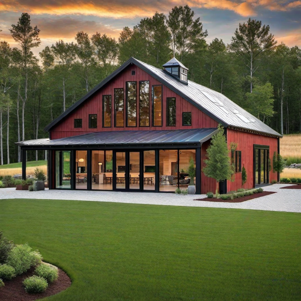 Artistic Expression: Creative Features in Modern Barn House Architecture