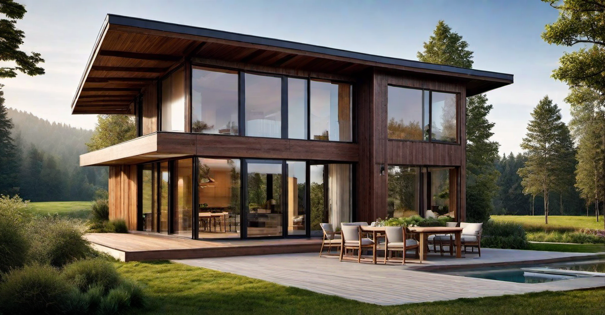 Rustic Charm: Small Prefab House Designs with Natural Elements