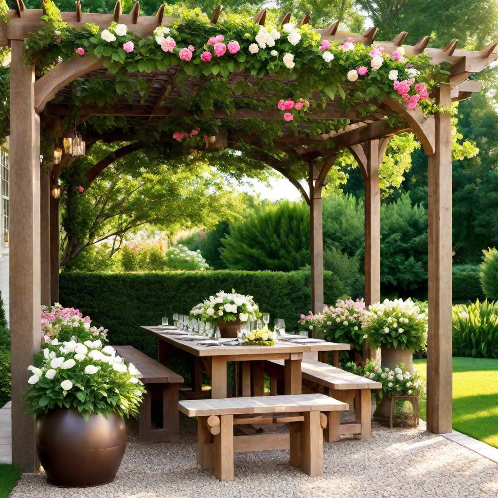 Sunrise Views: Pergola Positioned to Capture Morning Light