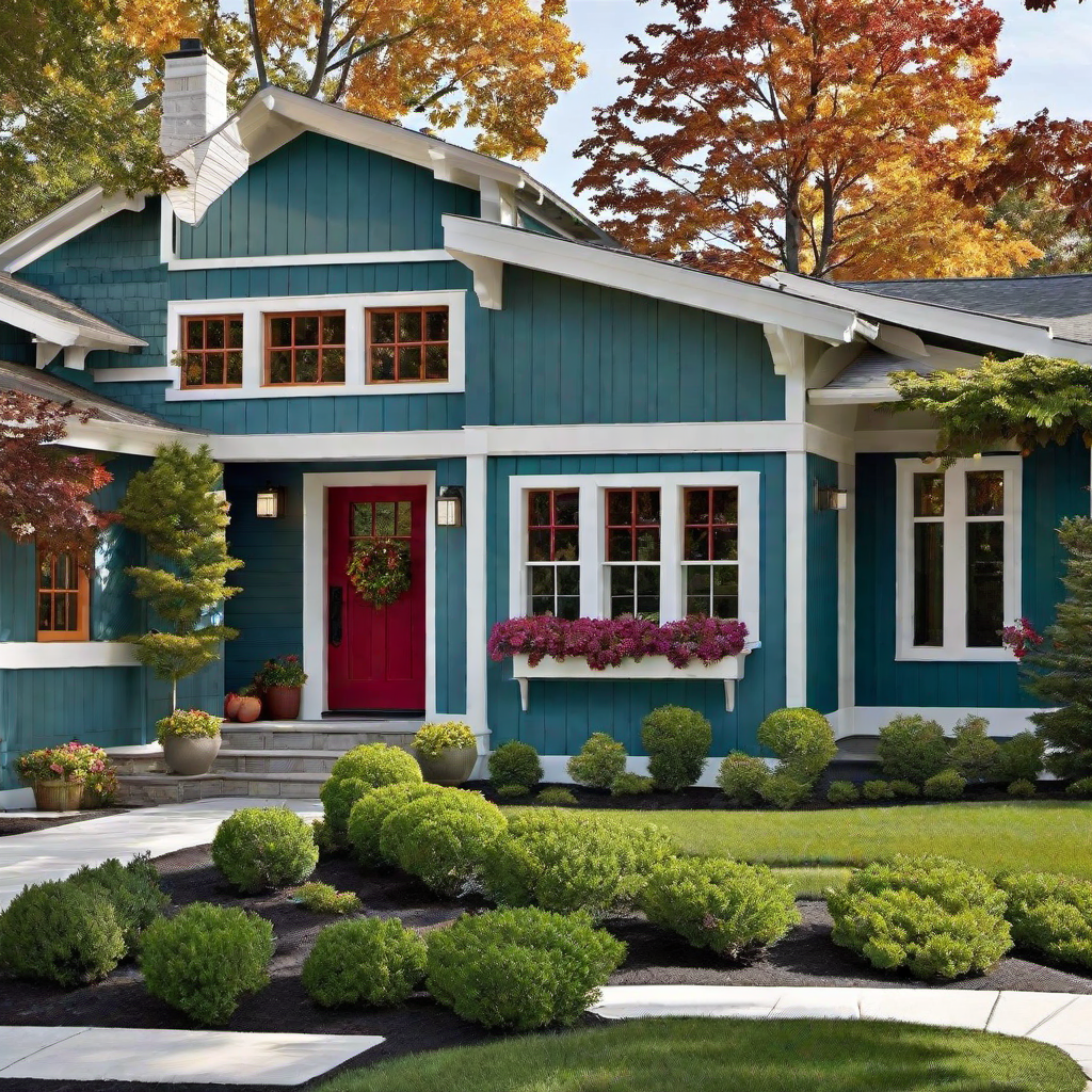 Craftsman Exterior Paint Schemes: Complementary Colors
