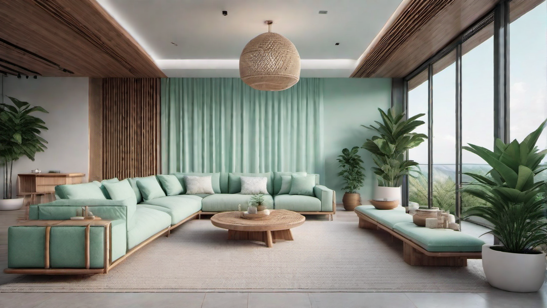 Zen Retreat: Mint Green and Bamboo
