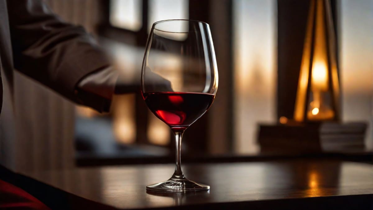 How To Hold Wine Glass Man