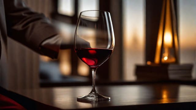 How To Hold Wine Glass Man