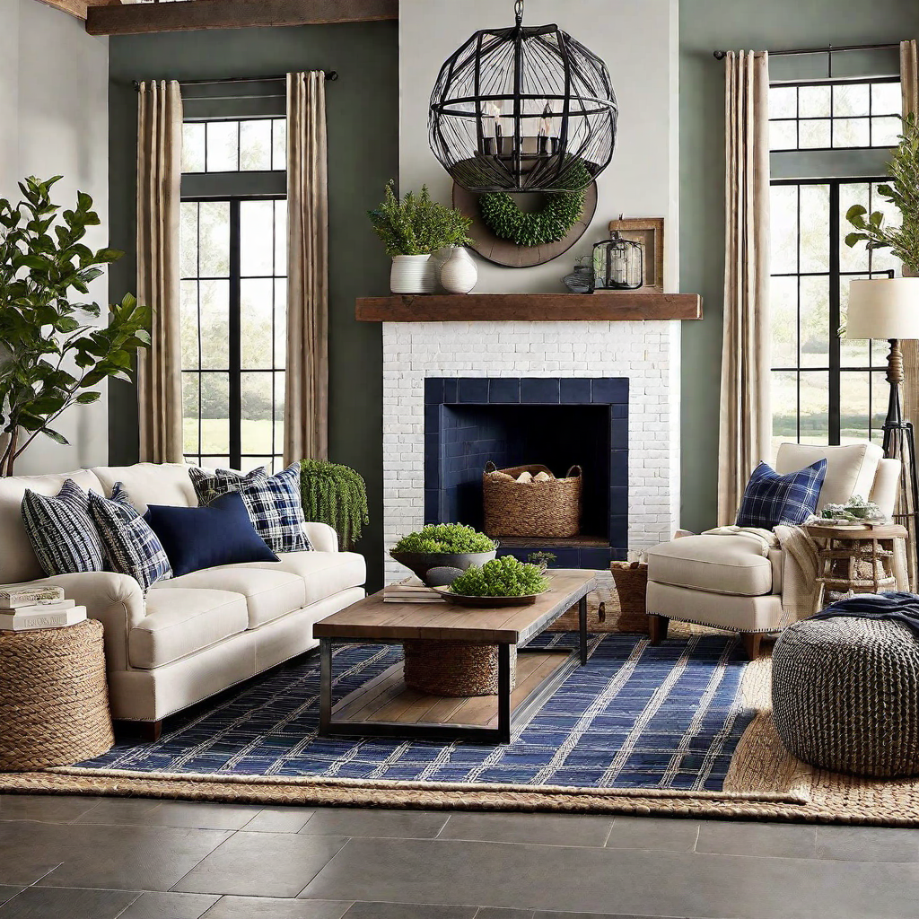 Industrial Farmhouse Color Accents